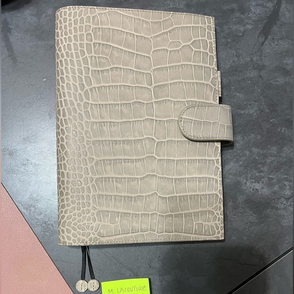 Gorgeous A5 Appunto Croco in gray, first quality, bought 12/2022. - Picture 2 of 3